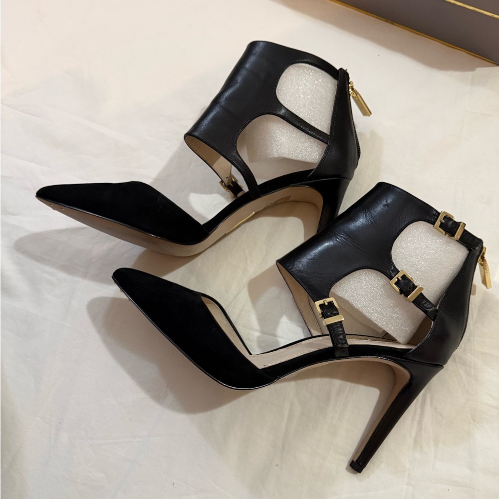 Louise et Cie Black Strappy Stiletto Heels